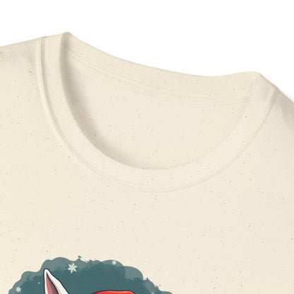 Llamas Christmas tee, Unisex Softstyle T-Shirt