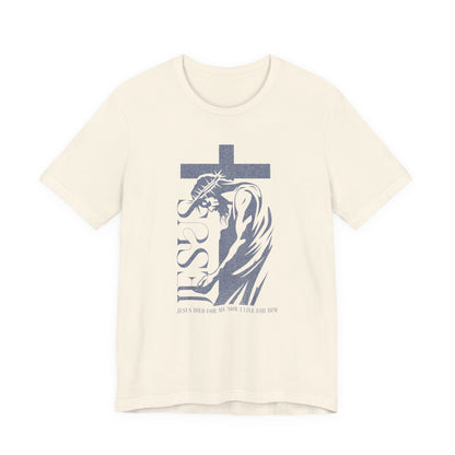 Christian Jesus Tee — Crown of Thorns Cross Graphic T-Shirt
