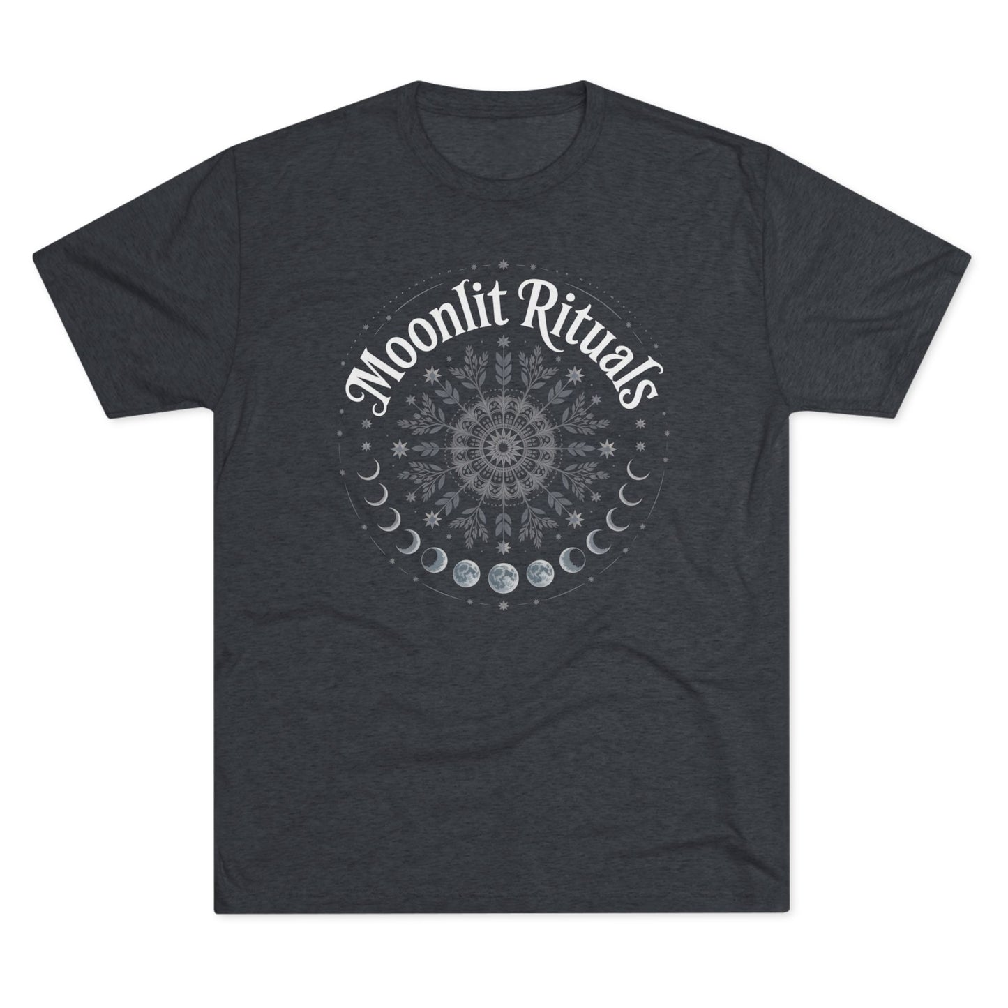 Moonlit Rituals Tee — Crescent Moon Phases Graphic T-Shirt
