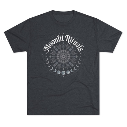 Moonlit Rituals Tee — Crescent Moon Phases Graphic T-Shirt
