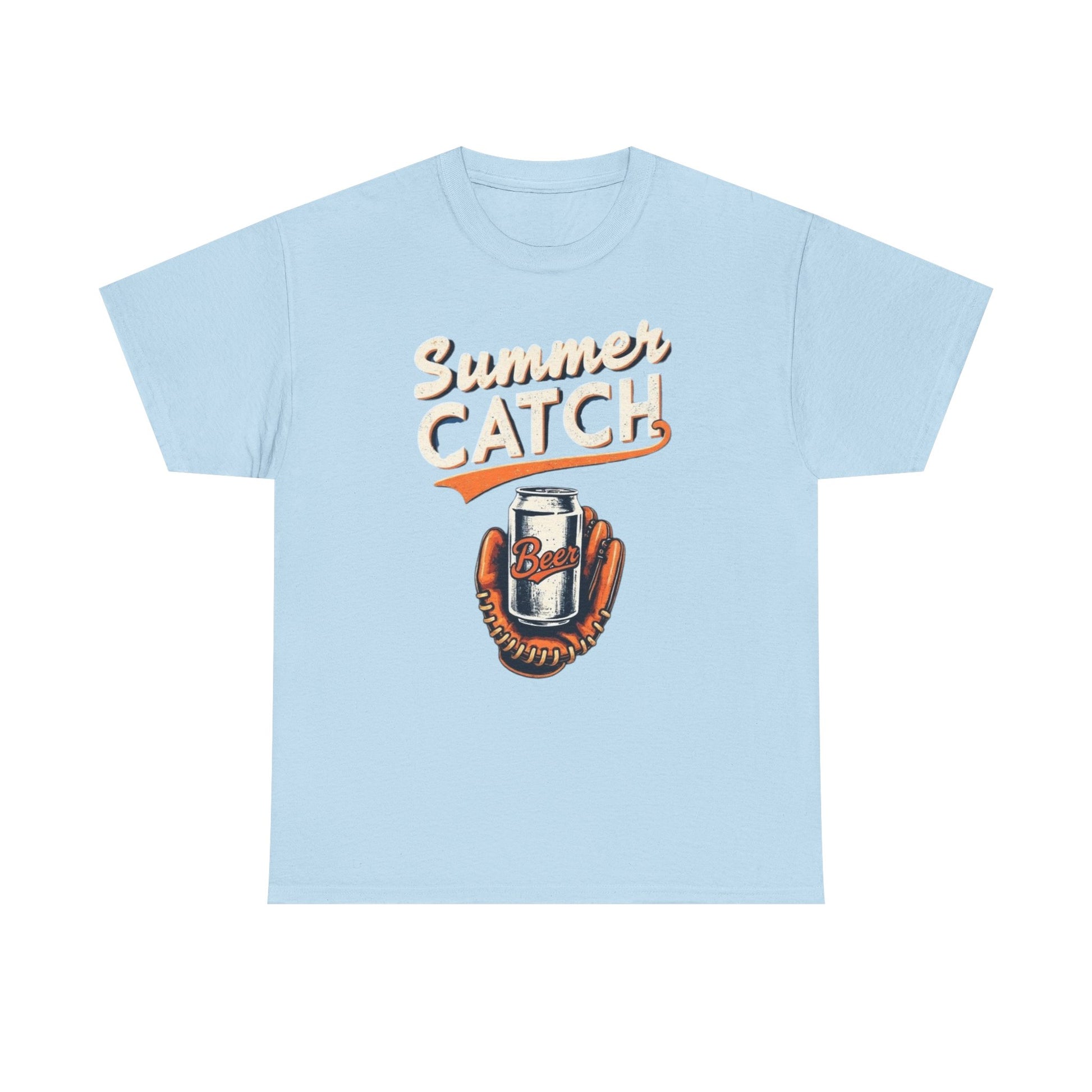 Summer Catch Tee, Casual Summer Shirt, Gift for Beer Lovers, Fun Graphic T-Shirt, Perfect for BBQs and Picnics - Psychonaut Swag