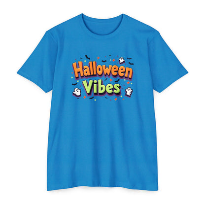 Halloween Vibes Unisex T-Shirt, Spooky Tee, Fall Fashion, Halloween Party Shirt, Gift for Ghost Lovers, Casual Autumn Wear