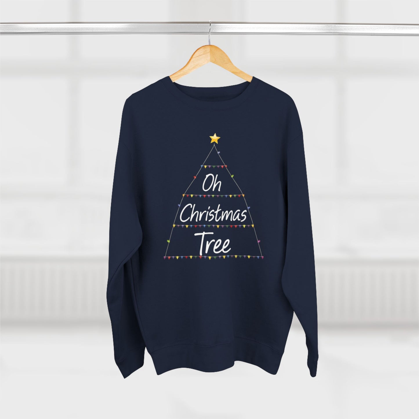 Oh Christmas Tree Sweatshirt — Minimal Holiday Crewneck