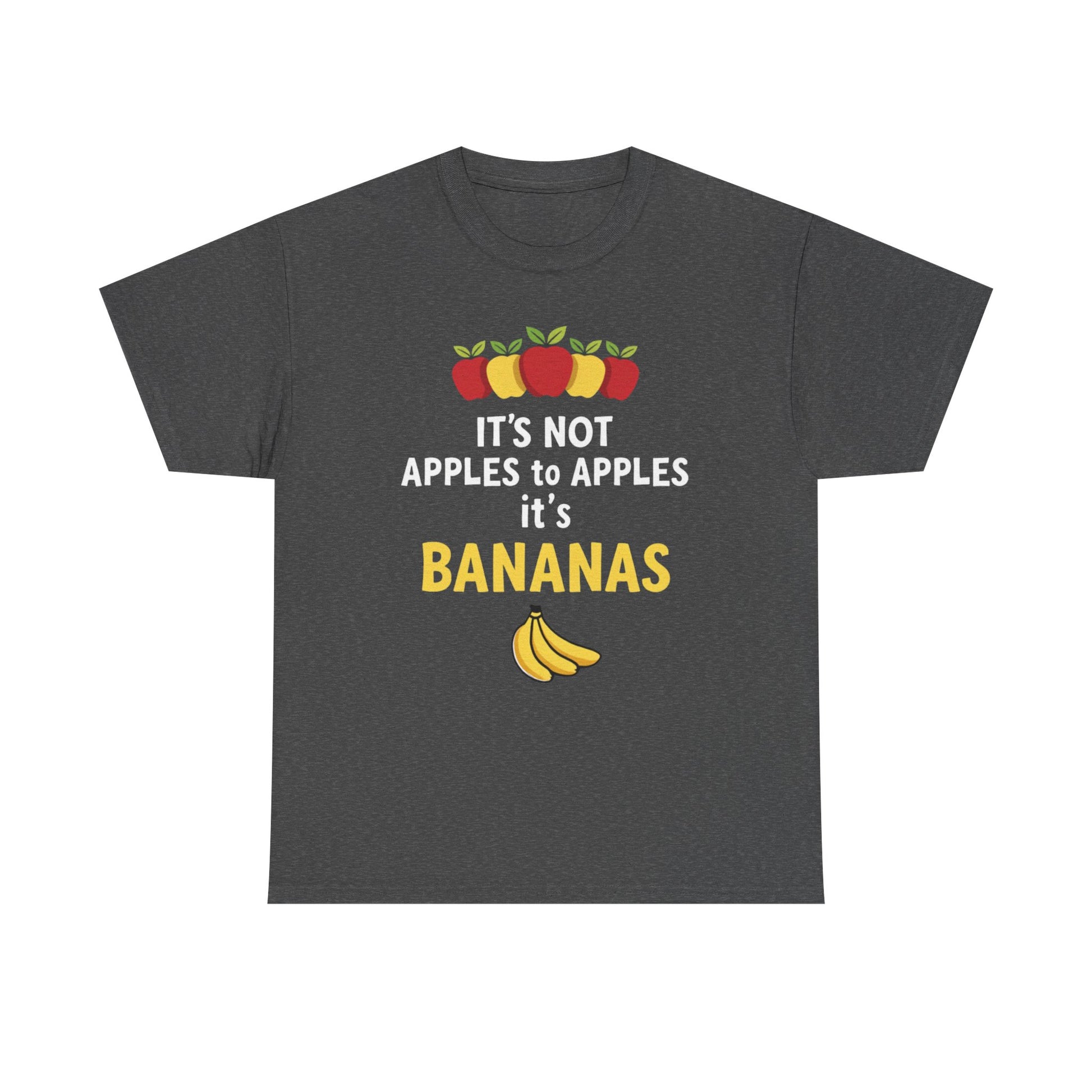 Funny Banana T-Shirt: It's Not Apples to Apples, Cute Graphic Tee for Food Lovers, Gift for Birthdays, Casual Wear, Humor Shirt - Psychonaut Swag