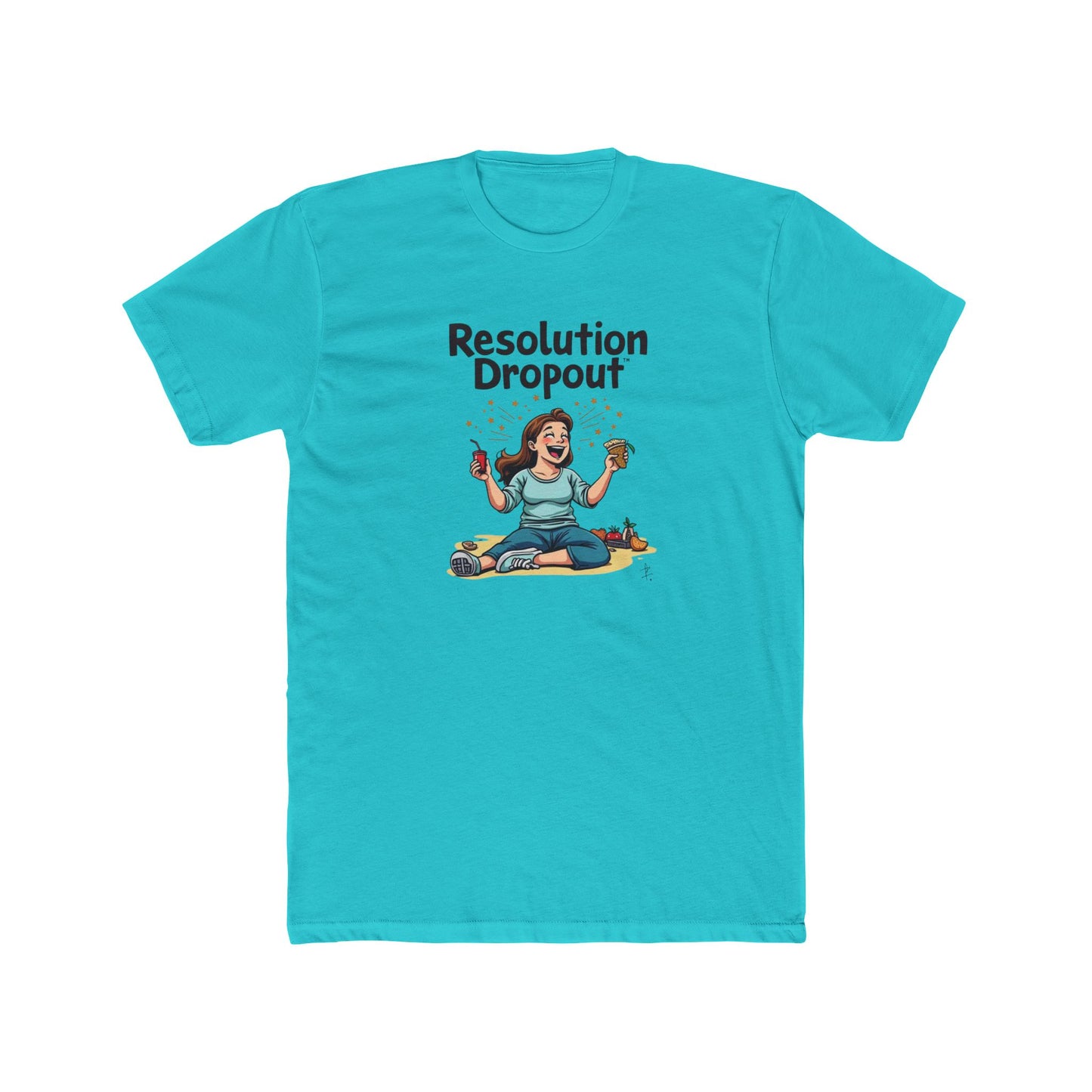Resolution drop out, Unisex Cotton Crew Tee