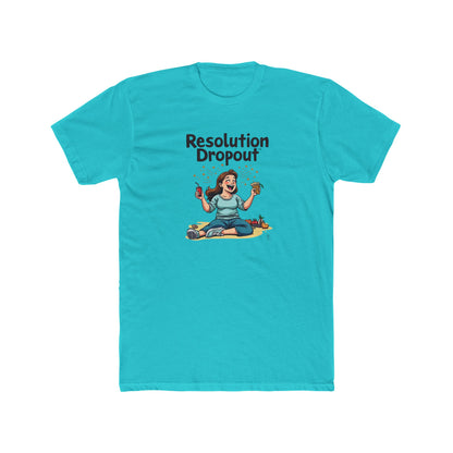 Resolution drop out, Unisex Cotton Crew Tee
