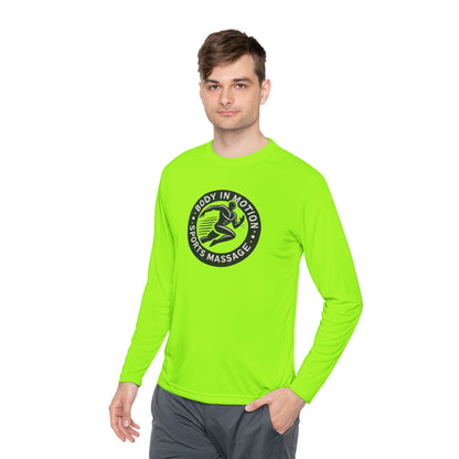 Sports Massage Long Sleeve Tee — "Body in Motion" Athletic Therapy Shirt
