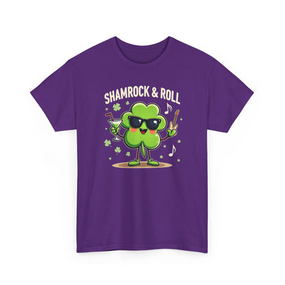 Shamrock & Roll T‑Shirt — St. Patrick’s Day Lucky Clover Graphic Tee