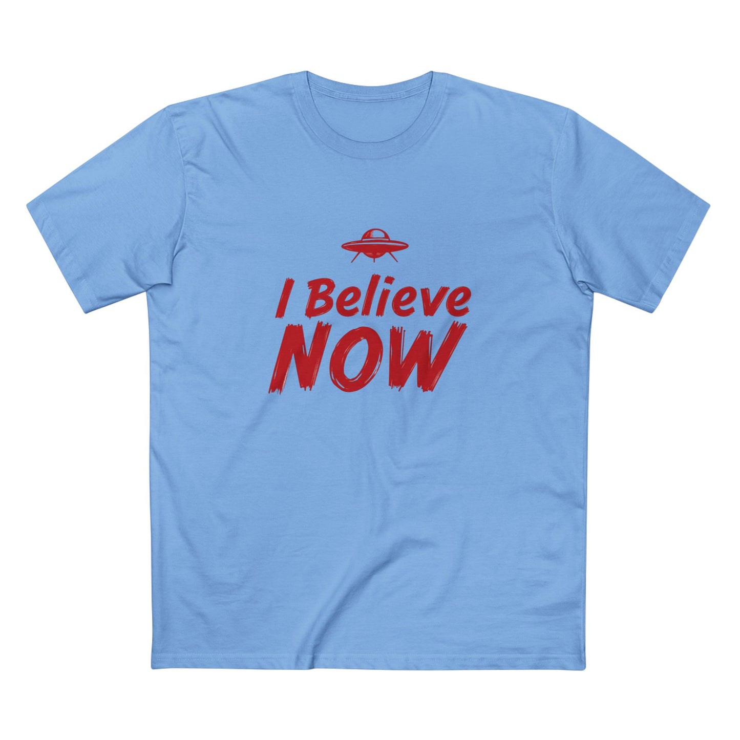 I Believe NOW UFO T-Shirt – Retro Alien Abduction Tee
