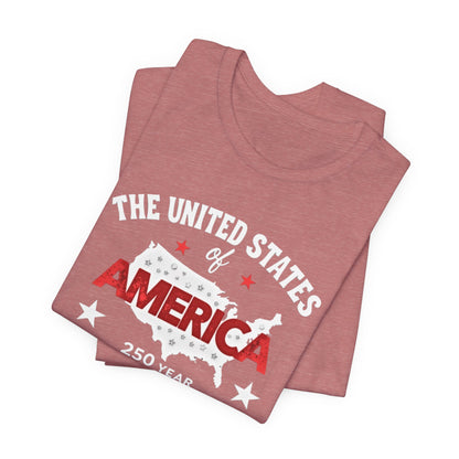 America 250 year Anniversary,Unisex Jersey Short Sleeve Tee