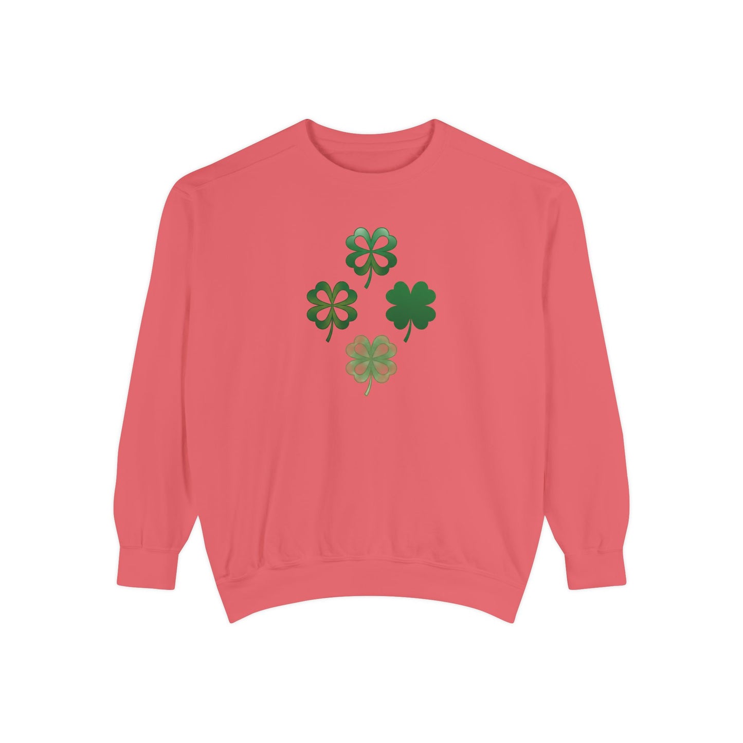 Clovers Unisex Garment-Dyed Sweatshirt