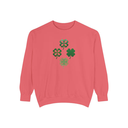Clovers Unisex Garment-Dyed Sweatshirt