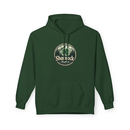 Shamrock Mountain, Unisex Midweight Softstyle Fleece Hoodie