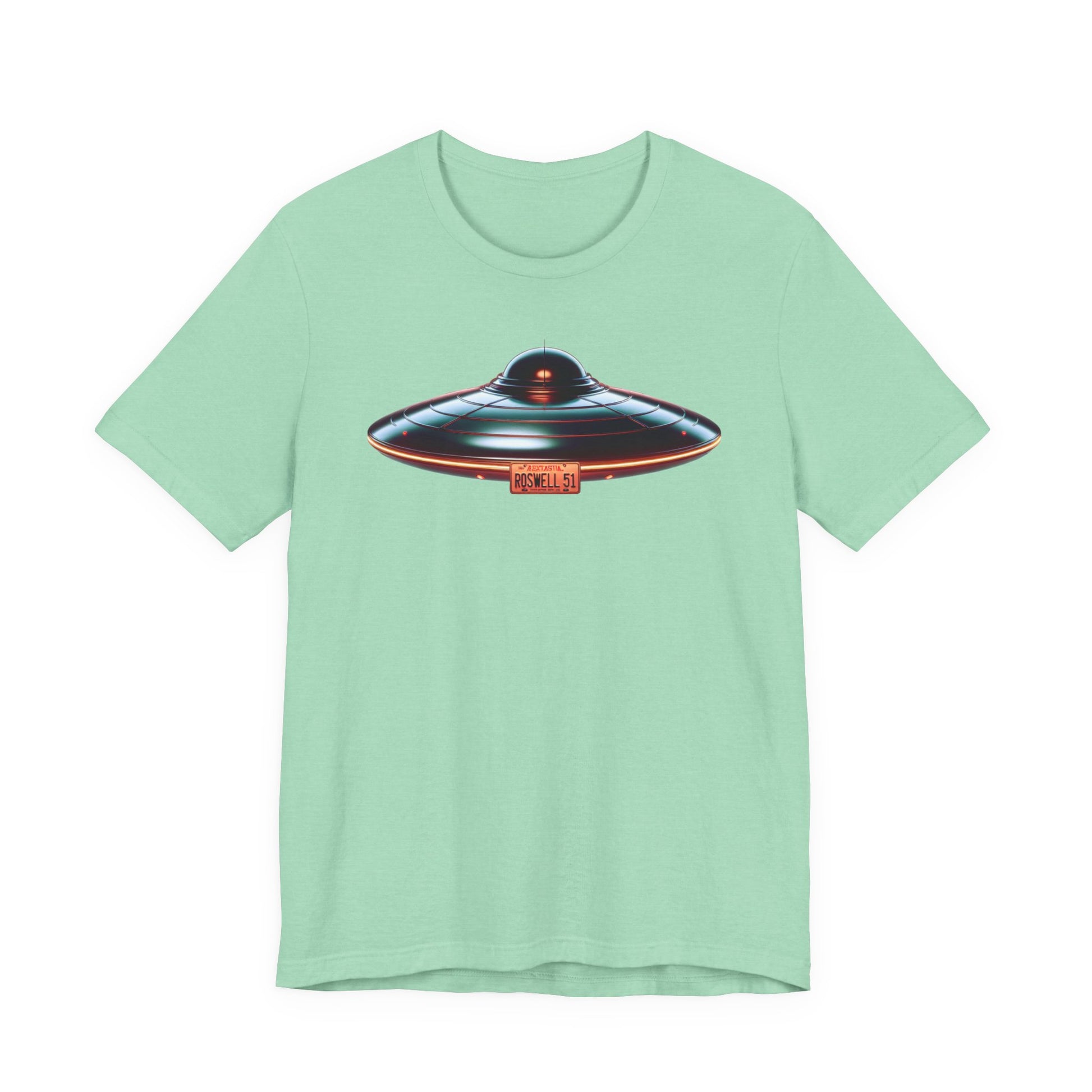 Flying Saucer, Unisex Jersey Short Sleeve Tee - Psychonaut Swag