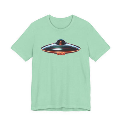Flying Saucer, Unisex Jersey Short Sleeve Tee - Psychonaut Swag