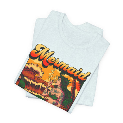Mermaid Paradise Tee — Retro Vintage Beach Graphic T-Shirt