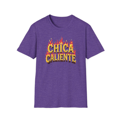 Hot Chick, Flame T-Shirt, Trendy Graphic Tee, Chica Caliente Shirt, Gift for Her, Summer Fashion, Casual Style - Psychonaut Swag