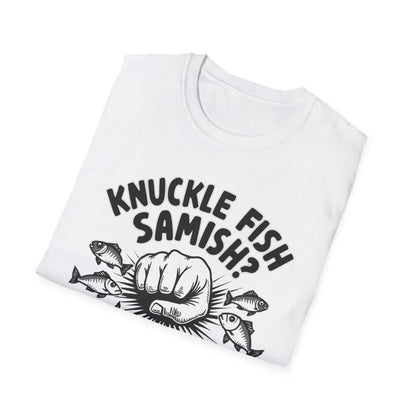 Knuckle Fish Samish,  T-Shirt, Perfect for Anglers, Gift for Fishermen, Casual Wear, Outdoor Activities, Humor Shirt