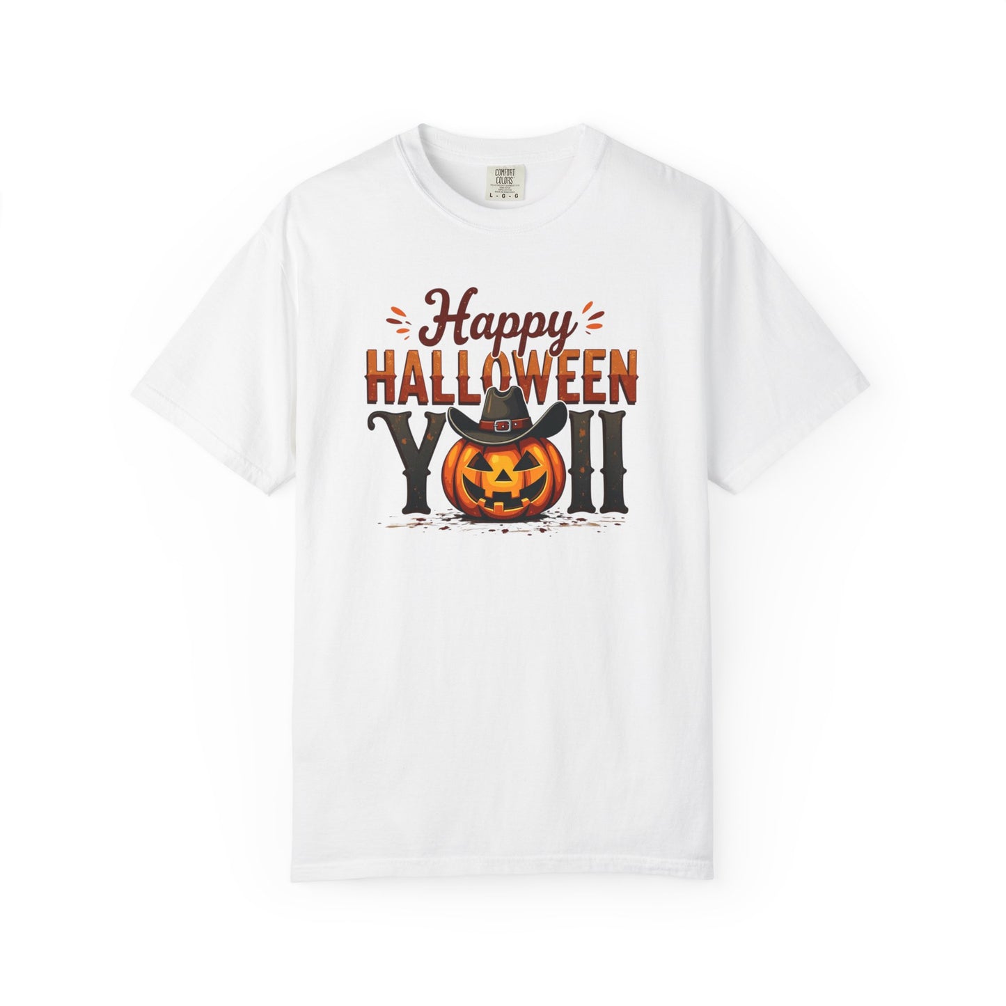 Halloween T-Shirt — "Happy Halloween You" Pumpkin Witch Graphic