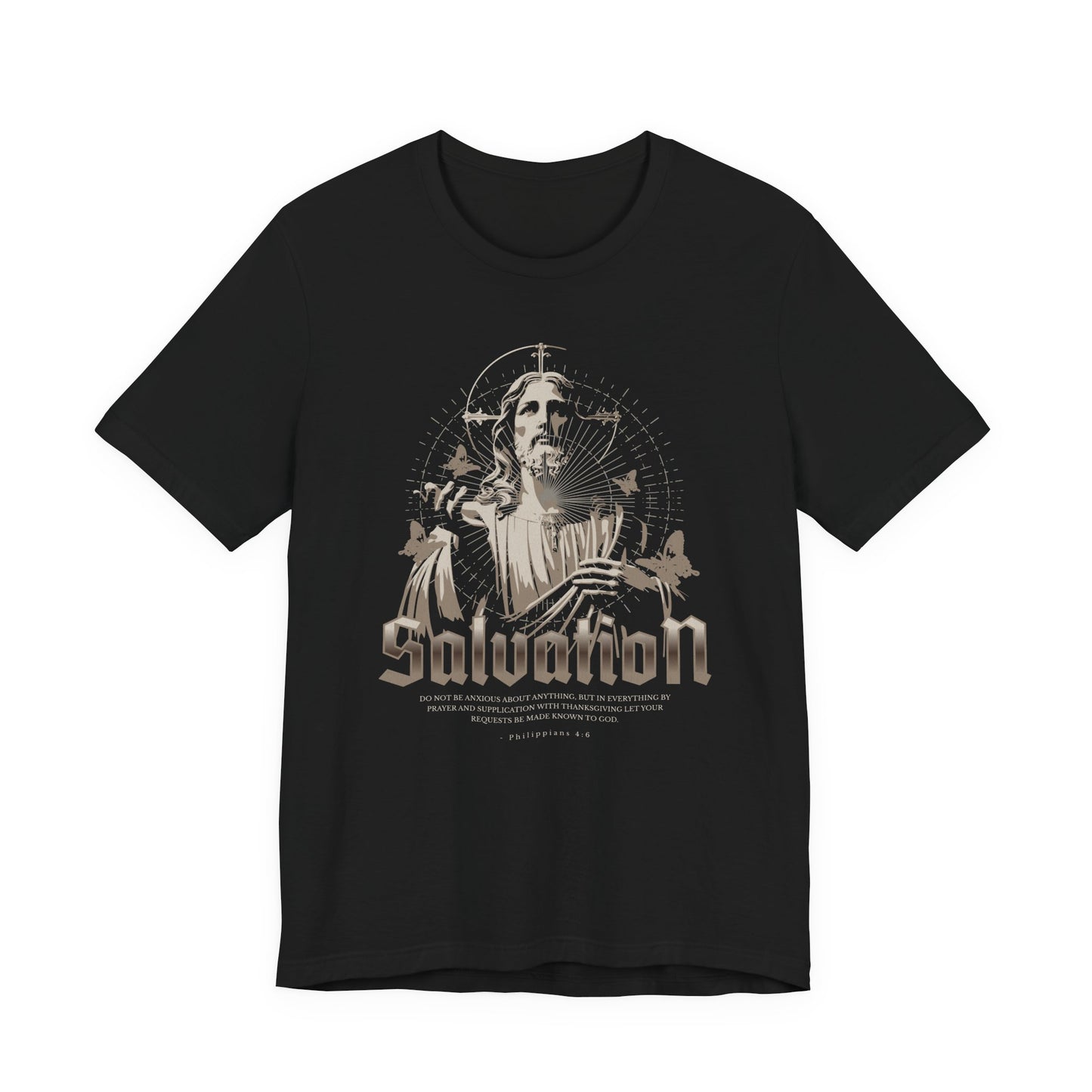 Salvation Graphic Tee — Vintage Jesus Religious T-Shirt