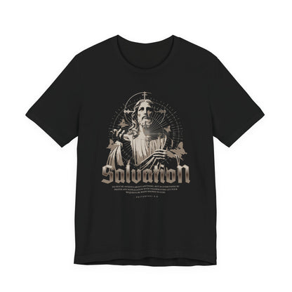 Salvation Graphic Tee — Vintage Jesus Religious T-Shirt