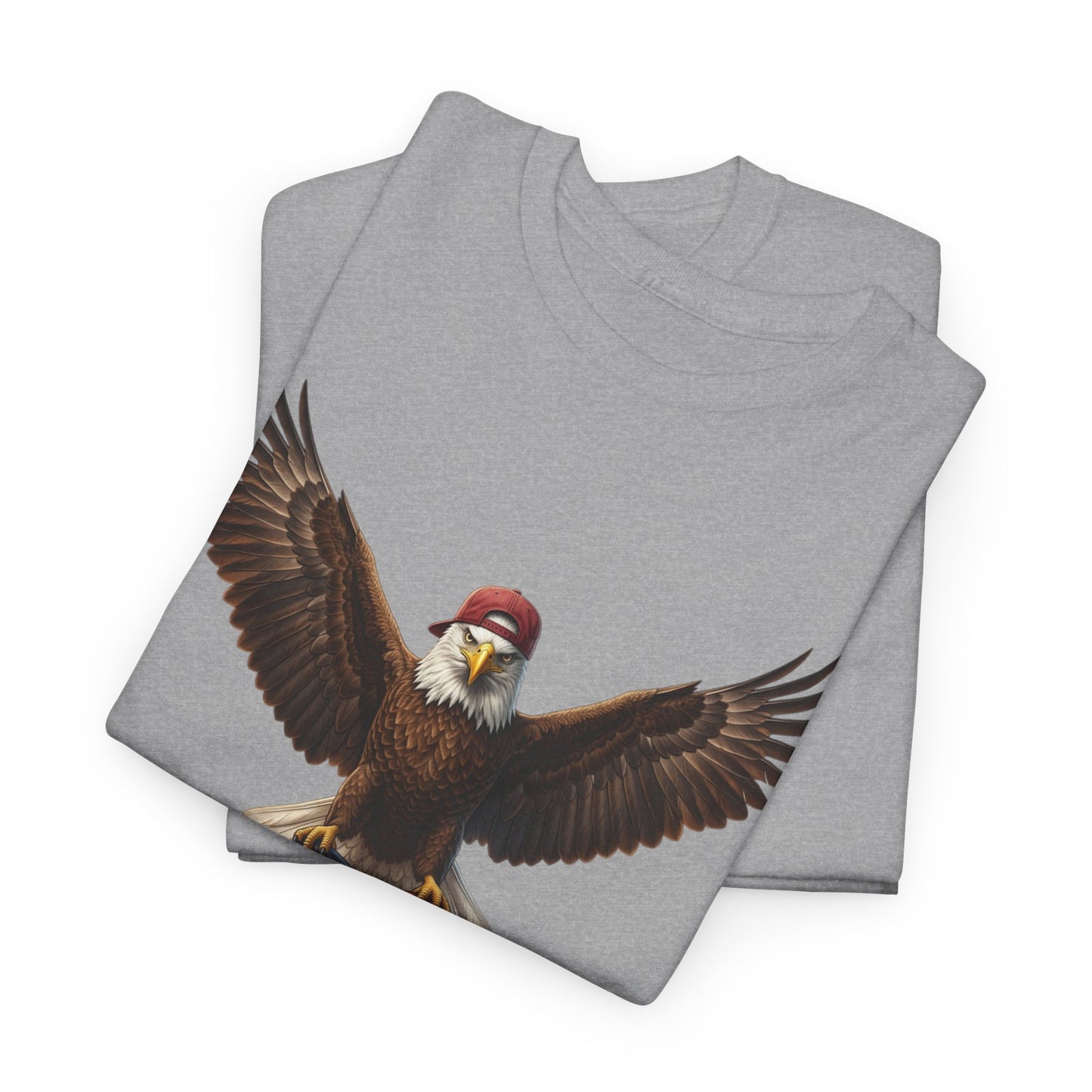 America F Yeah Eagle Tee — Patriotic Flag Graphic Shirt