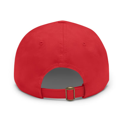Stylish Dad Hat with Leather Patch - Perfect Gift for Dads, Casual Outings, Summer Days, Unique Accessories, Fashionable Headwear