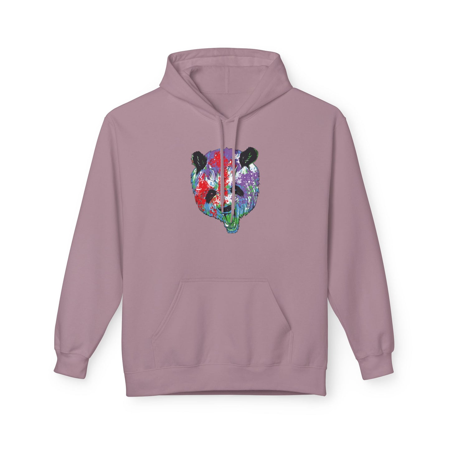 Psychedelic Panda, Unisex Midweight Softstyle Fleece Hoodie