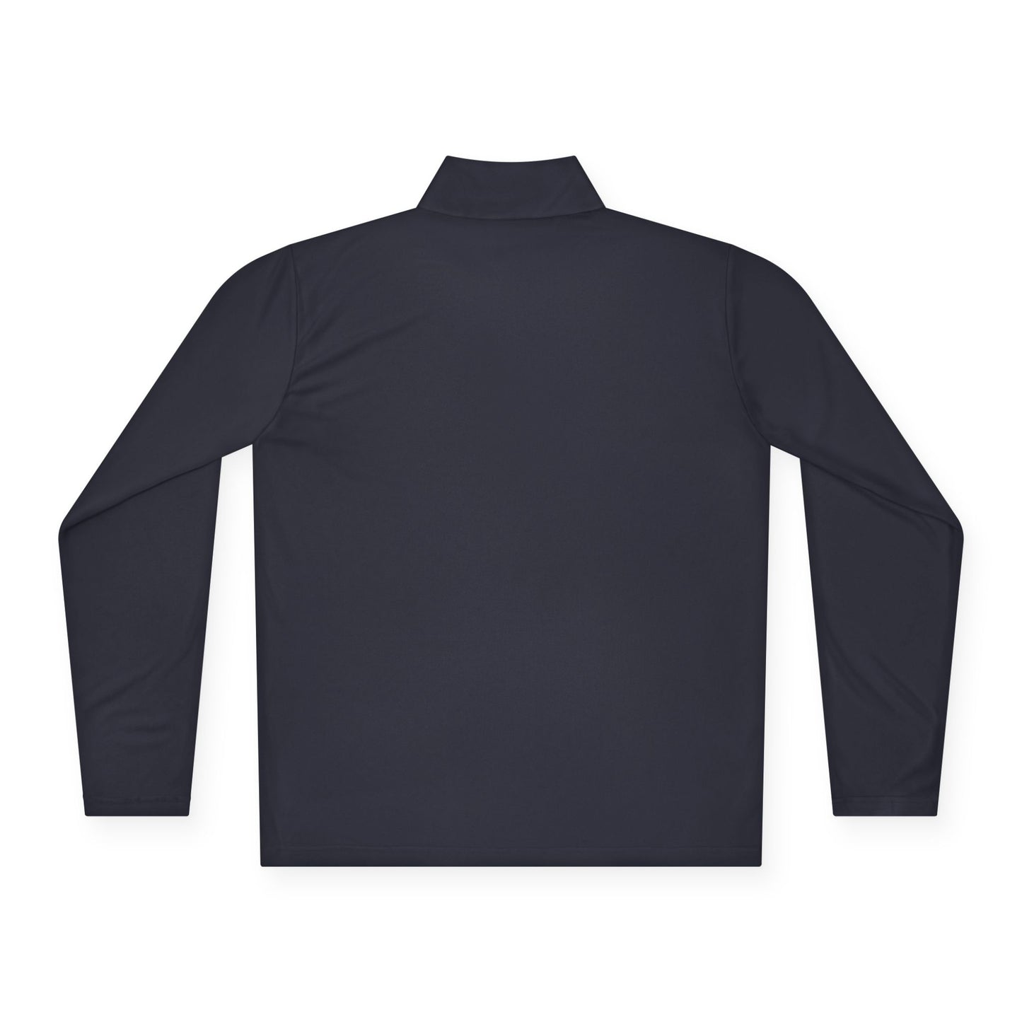 Sports Massage, Quarter-Zip Pullover — Vintage Fishing Badge Logo