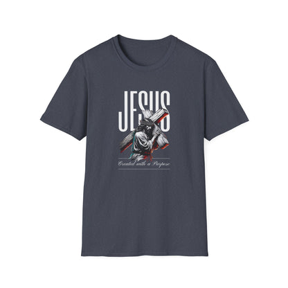 Jesus Cross T-Shirt — 'Jesus' Graphic Faith Tee for Christians