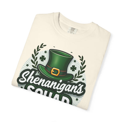 Shenanigan’s Squad T-Shirt — St. Patrick’s Day Leprechaun Hat Tee