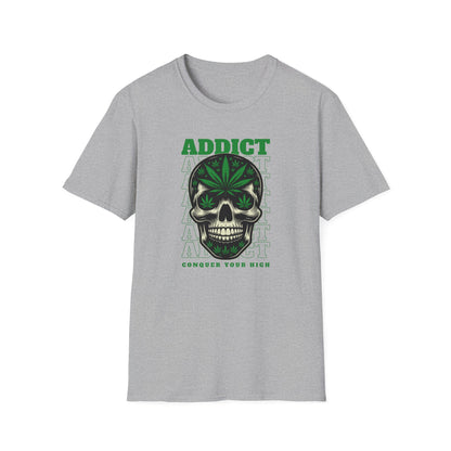Cannabis Addict T-Shirt — Funny Marijuana Graphic Tee