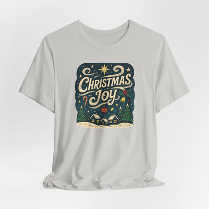 Christmas Joy Holiday T‑Shirt — Festive Winter Village Graphic Tee