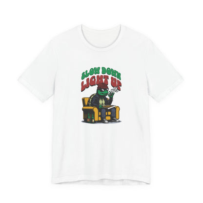Slow Turtle, Unisex Jersey Short Sleeve Tee