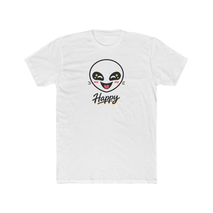 Happy Alien Crew Tee — Cute Smiley Graphic T-Shirt