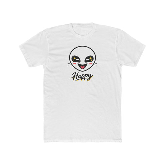 Happy Alien Crew Tee — Cute Smiley Graphic T-Shirt