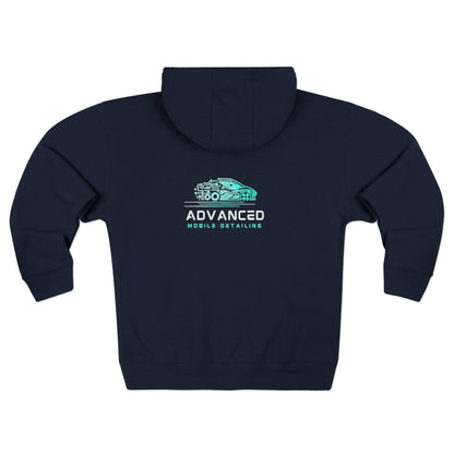 Advanced Mobile zip-up, Exploration Unisex Zip Hoodie, Cozy Zip Up, Casual Wear, Gift for Adventurers, Travel Enthusiasts