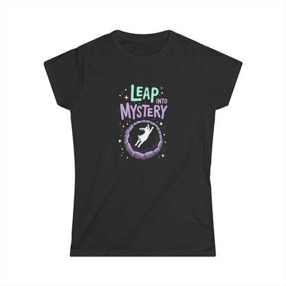 White Rabbit, Rabbit Hole, Women's Mystical Adventure Tee, Graphic T-Shirt for Dreamers, Leap into Mystery, Birthday Gift, Inspirational Art Shirt - Psychonaut Swag