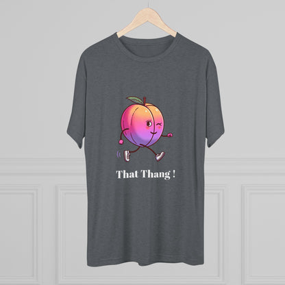 When a nice peach walks by, you gotta look. Unisex Tri-Blend Crew Tee - Psychonaut Swag