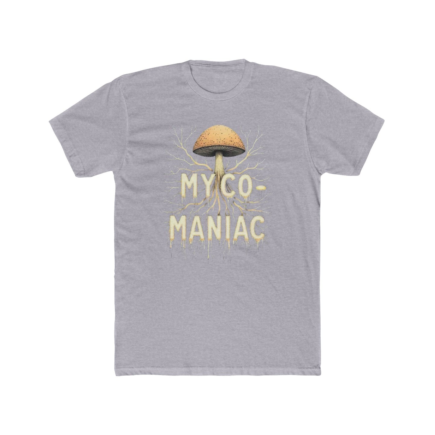 Myco-Maniac Unisex Cotton Crew Tee - Fun Fungi Shirt, Nature Lover Gift, Mushroom Enthusiast Apparel, Eco-Friendly Top, Perfect for [...] - Psychonaut Swag