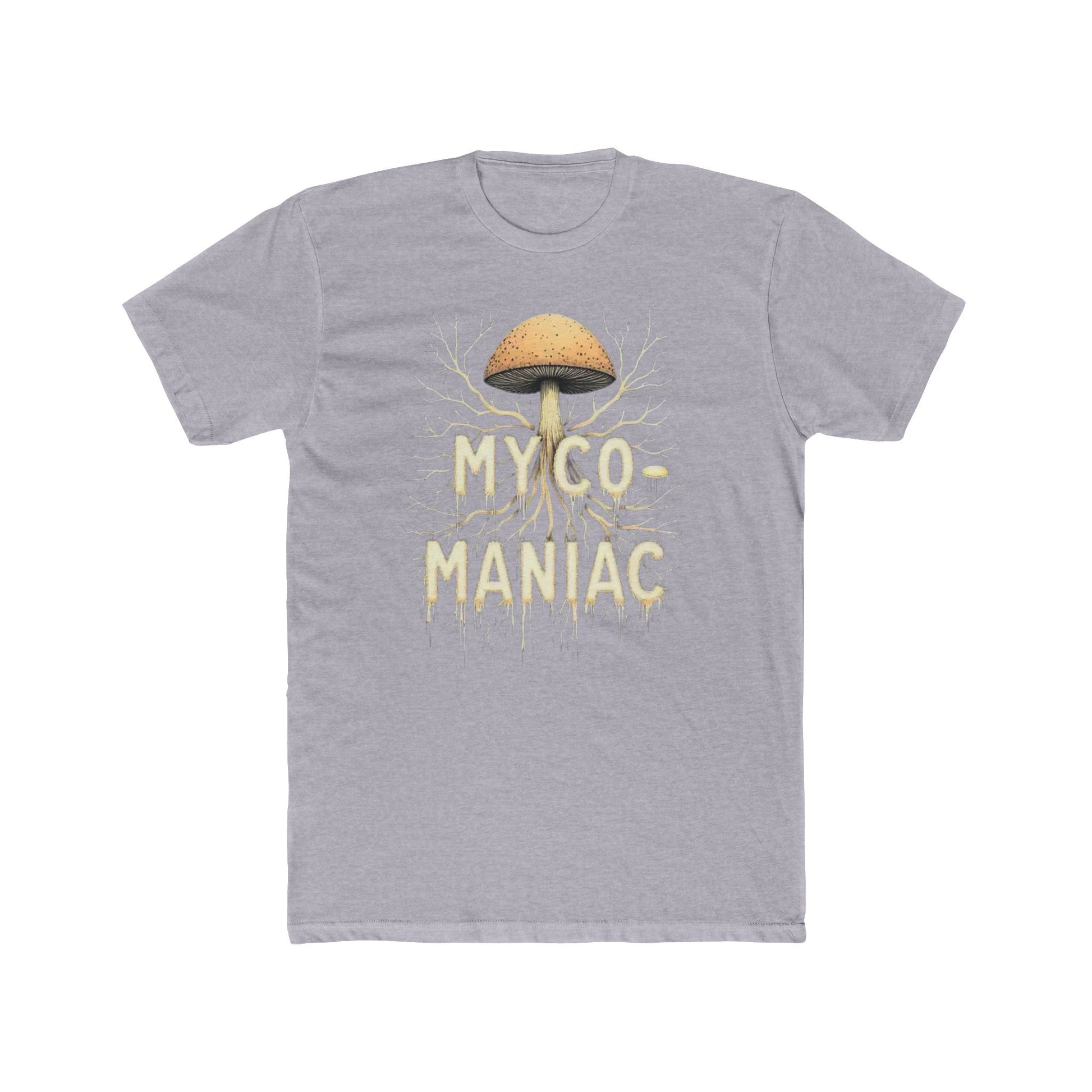 Myco-Maniac Unisex Cotton Crew Tee - Fun Fungi Shirt, Nature Lover Gift, Mushroom Enthusiast Apparel, Eco-Friendly Top, Perfect for [...] - Psychonaut Swag