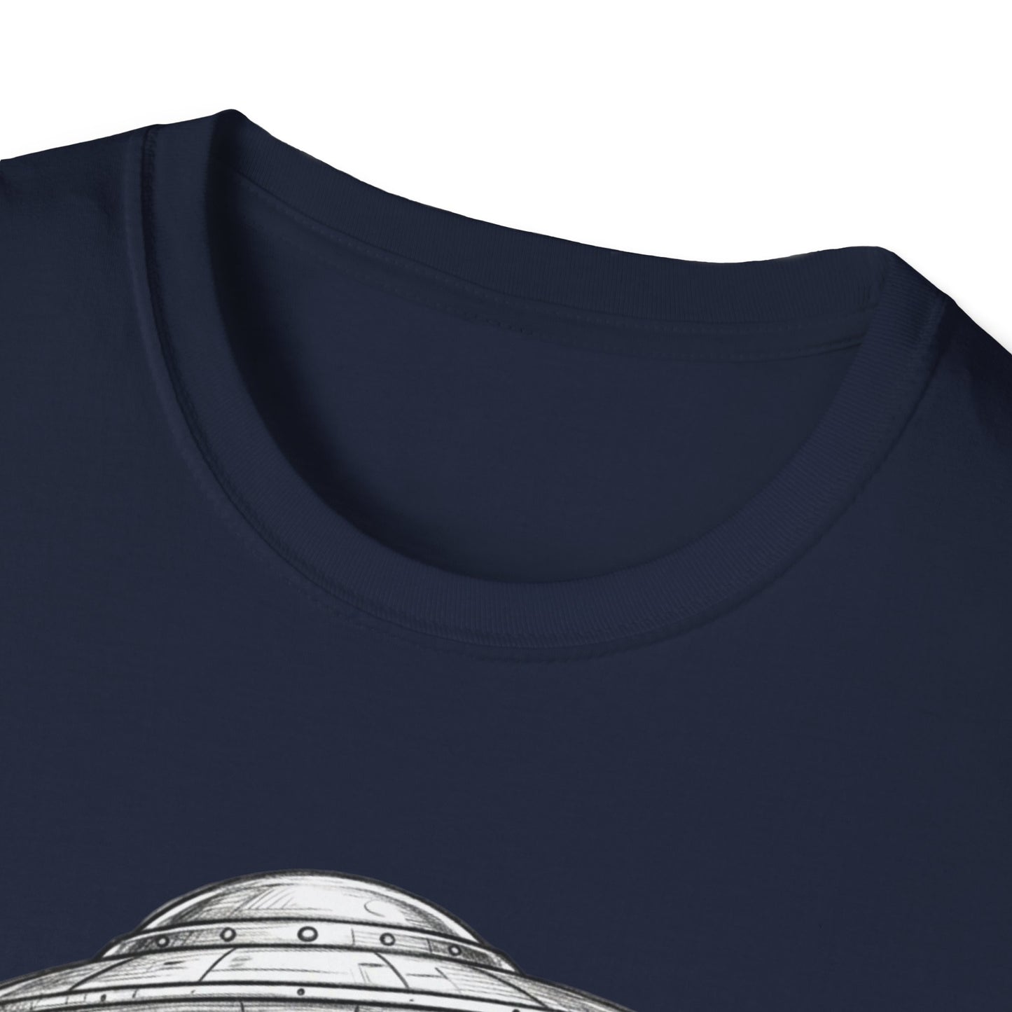 Alien Abduction Easter Bunny T-Shirt — UFO Beaming Candy Design