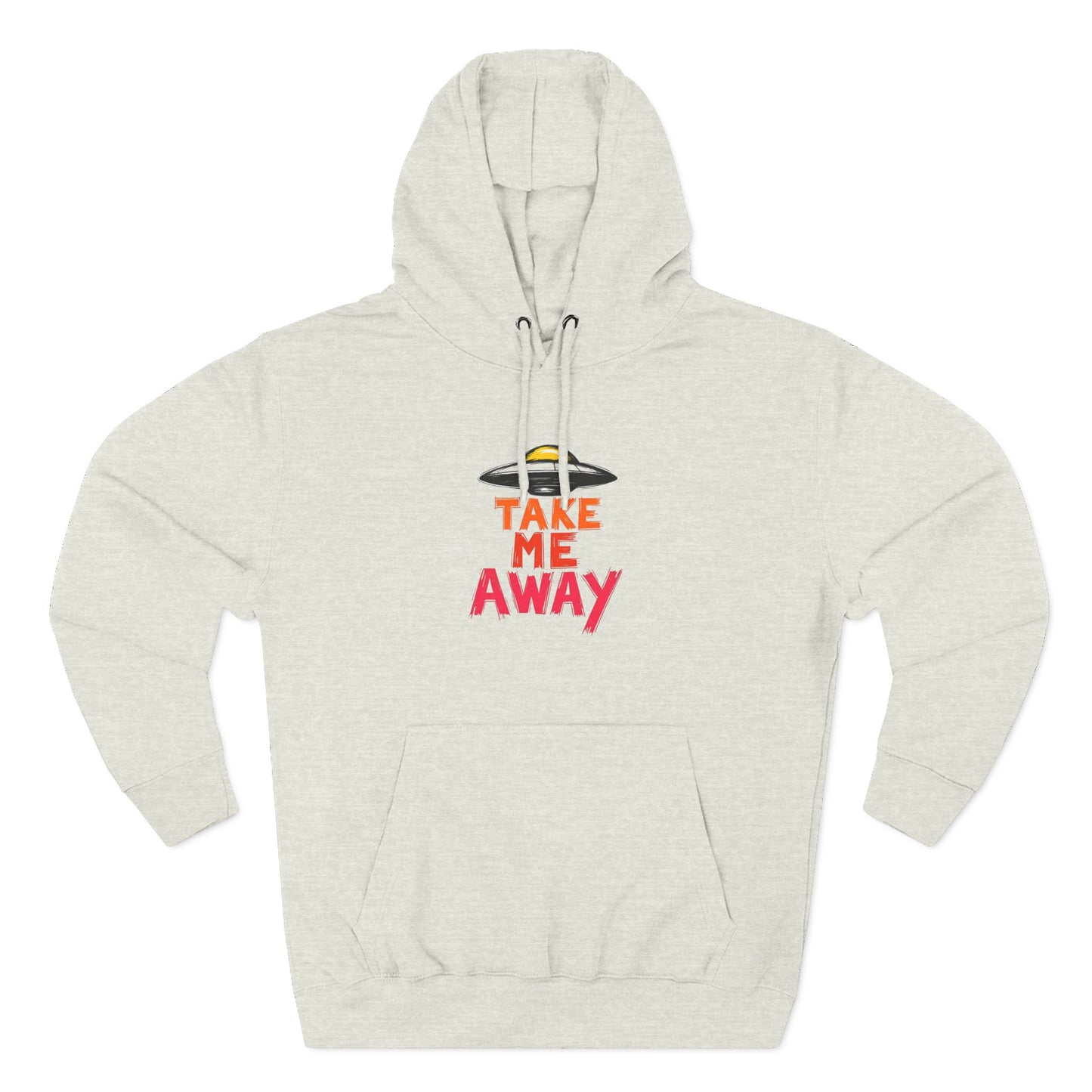 Take Me Away Hoodie — UFO Alien Abduction Graphic Pullover