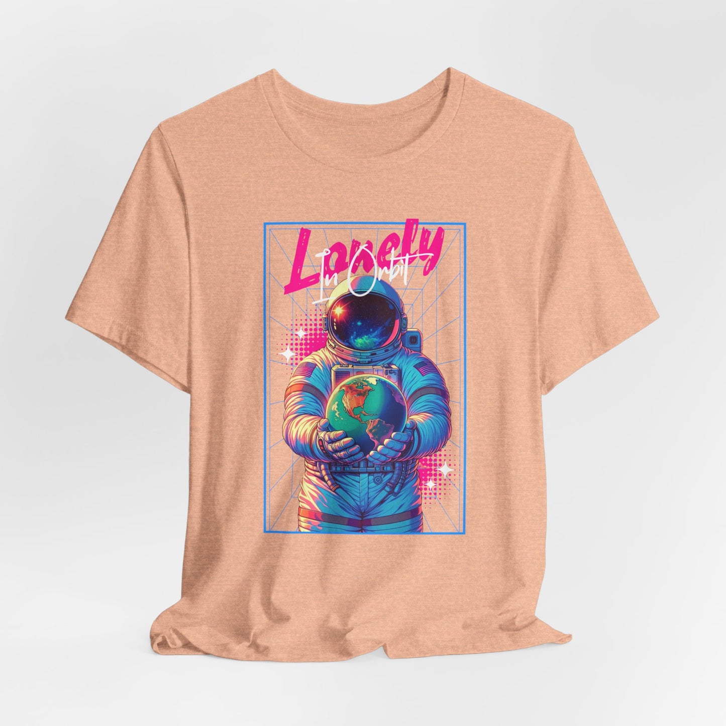 Astronaut Explorer Tee — "Lonely in Orbit" Space Graphic T-Shirt