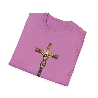 On the Cross, Unisex Softstyle T-Shirt - Psychonaut Swag