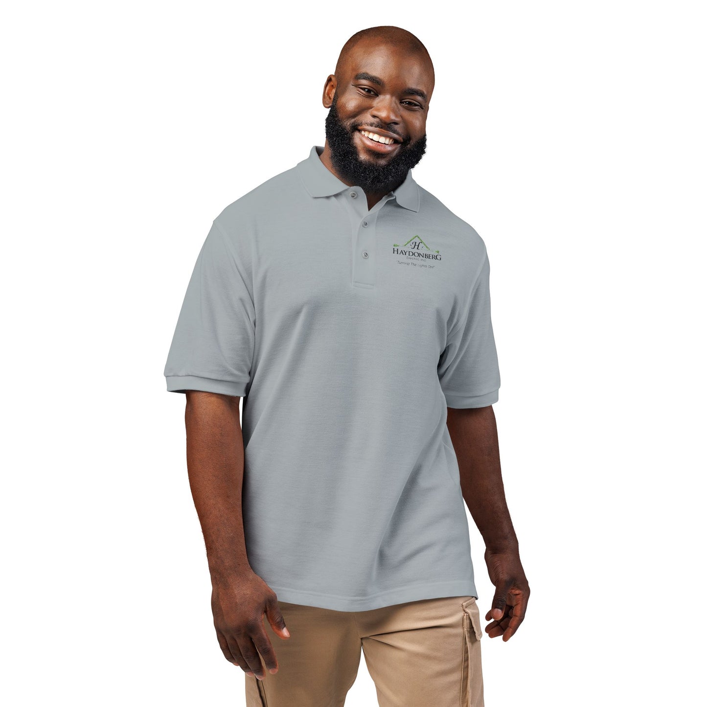 Turning the lights on, Unisex Polo Shirt (Embroidery)