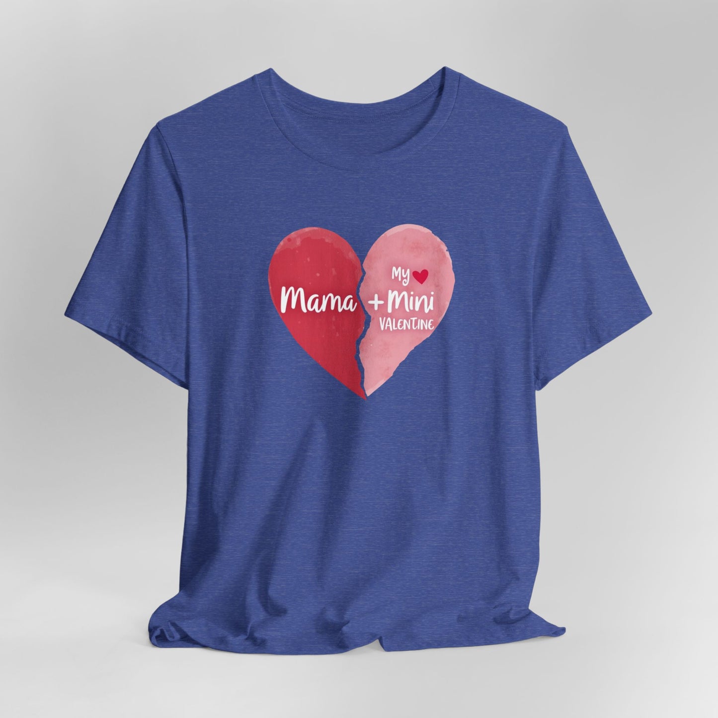 Mama + Mini Valentine T-Shirt — Matching Mother & Child Heart Tee
