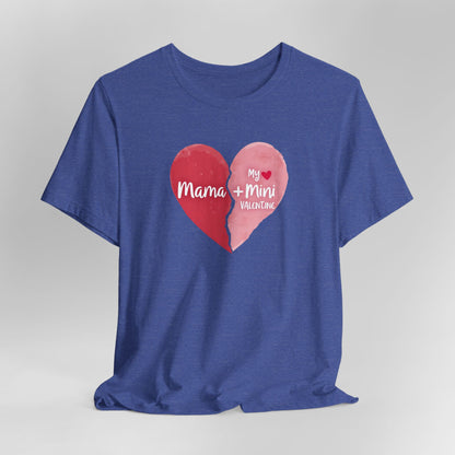 Mama + Mini Valentine T-Shirt — Matching Mother & Child Heart Tee