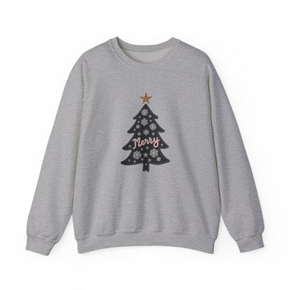 Merry Tree, Christmas sweatshirt, Unisex Heavy Blend™ Crewneck Sweatshirt