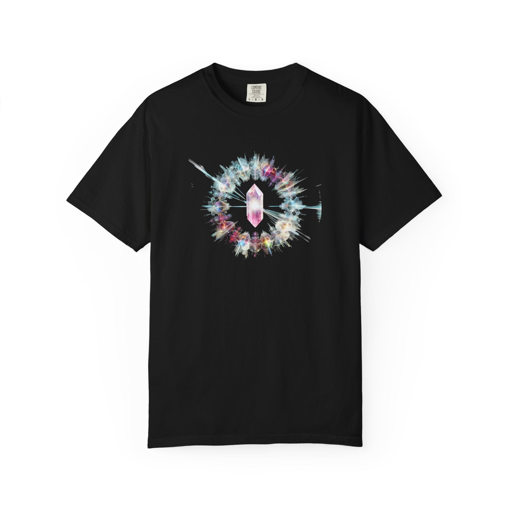 Crystal Energy Unisex T-shirt - Healing Magic Design - Psychonaut Swag